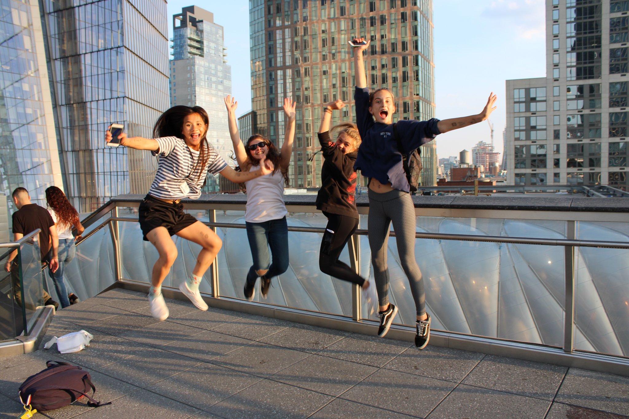 Campers out on their own adventure in NYC